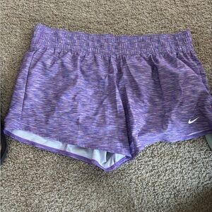 Nike Women's Heathered Purple Athletic Shorts. NWOT